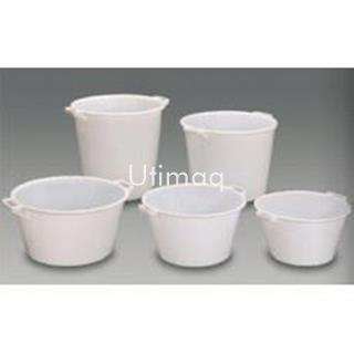 Barreño alimentario rigido con tapa 30 litros blanco. modelo: fervik - Imagen 1