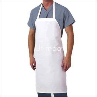 Delantal color blanco con peto modelo 101 - Imagen 1